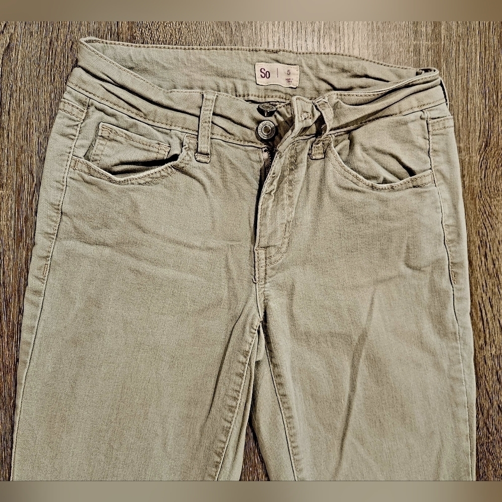 So jean denim capri size 5 light green - Picture 8 of 8